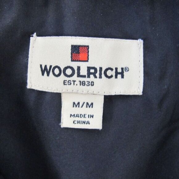 Woolrich Quilted Full Zip Down Puffer Vest Women's‎ Medium Black White Check - Picture 5 of 7
